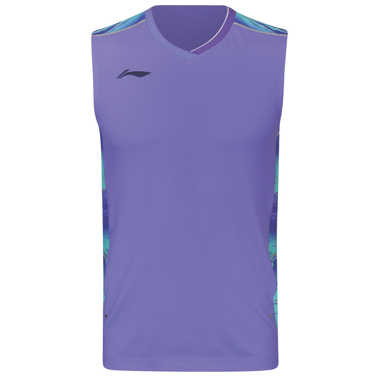 Li-Ning Polar Stripes Purple Tank Top