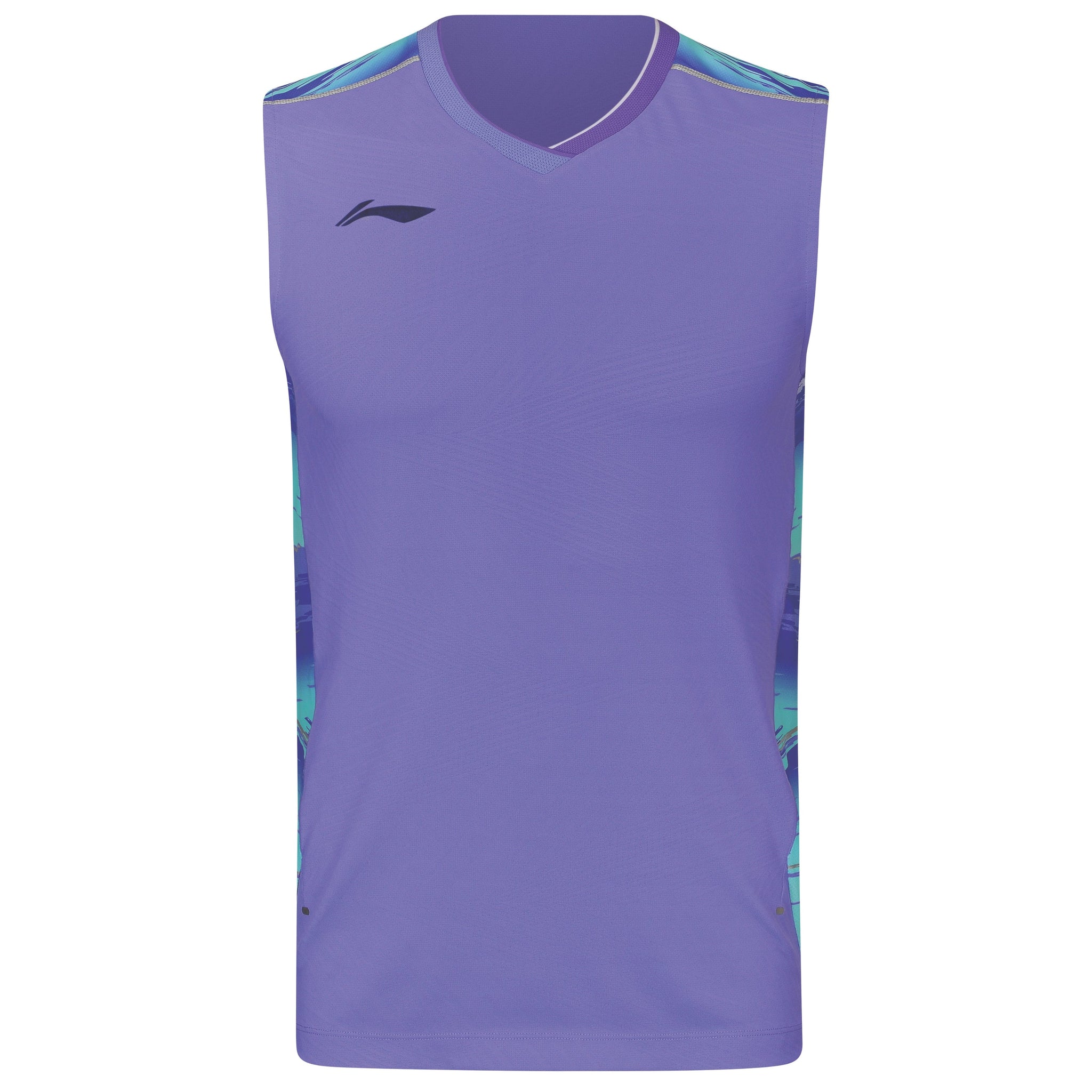 Li-Ning Polar Stripes Purple Tank Top