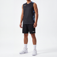 Li-Ning Polar Stripes Black Tank Top