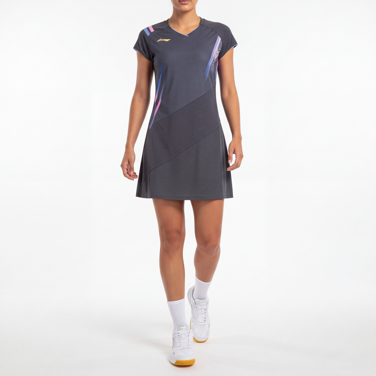 Li-Ning Side Effect Black Dress