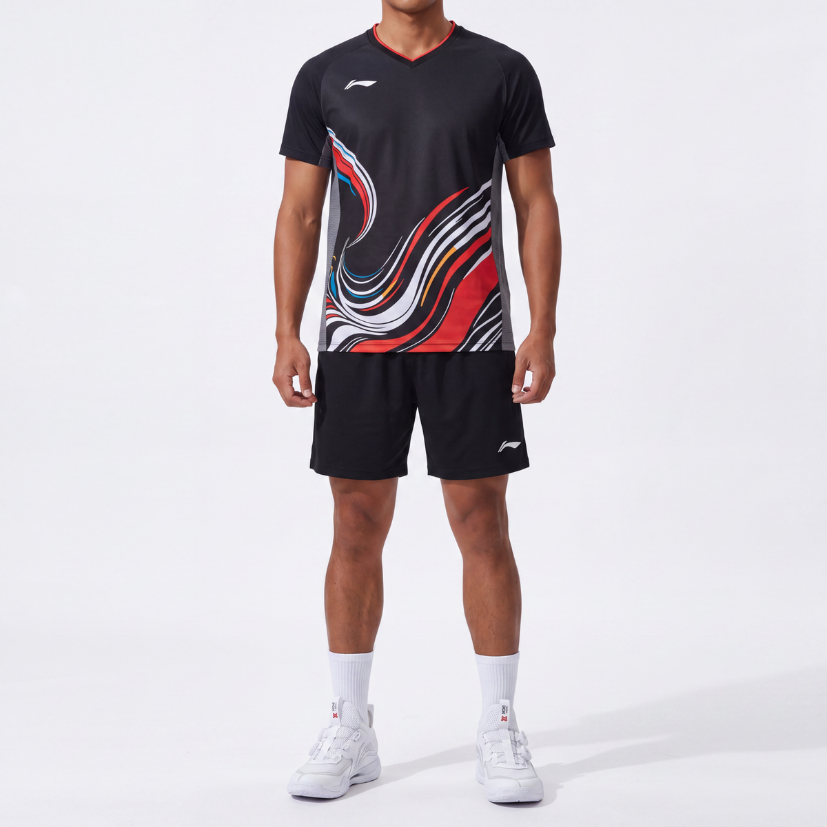 Li-Ning Wave Stripes Black Unisex