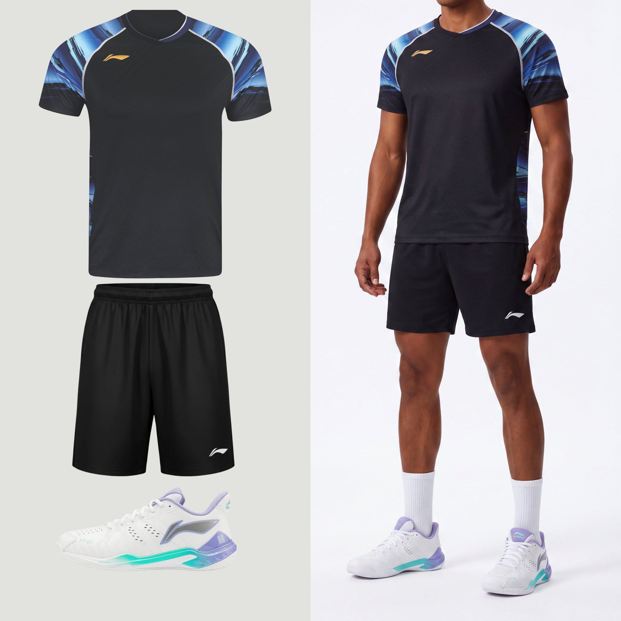 Li-Ning Polar Stripes Black Unisex