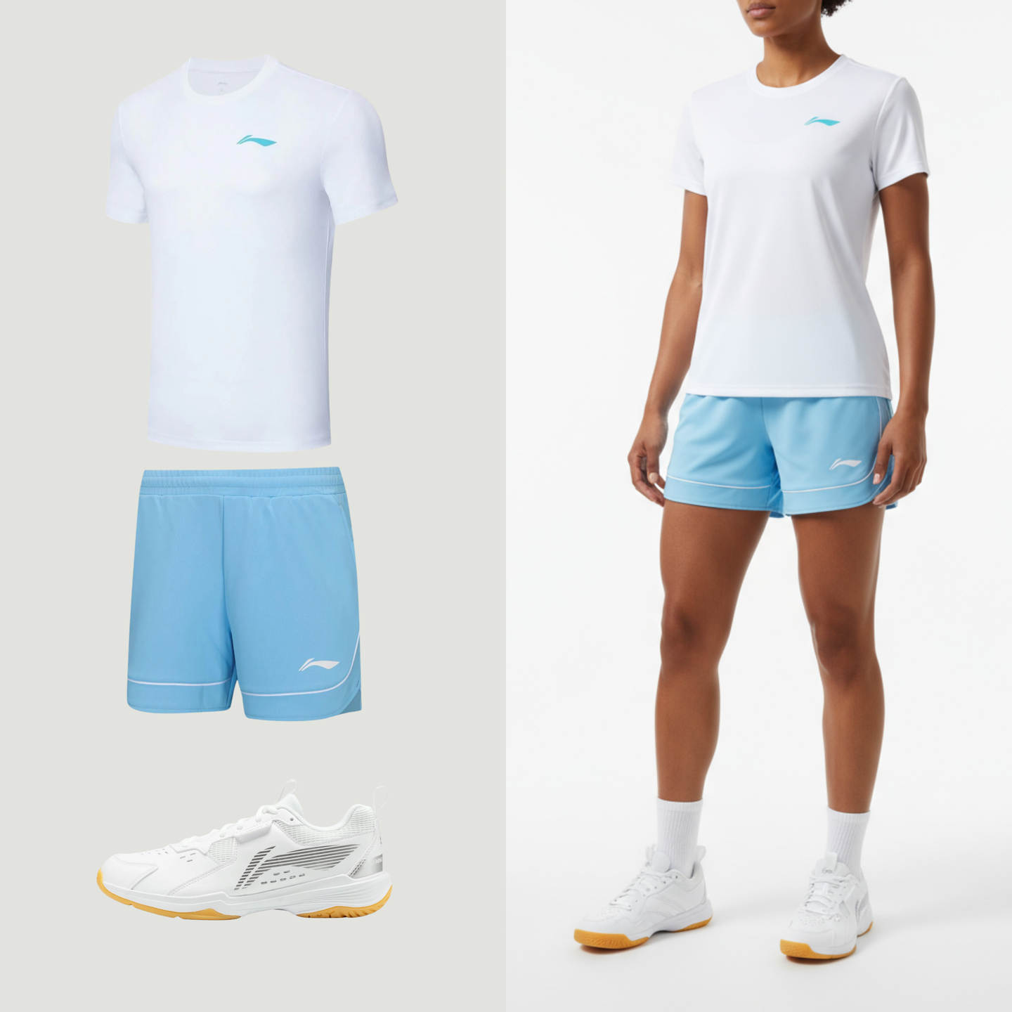 Li-Ning Single Stripe Blue Women