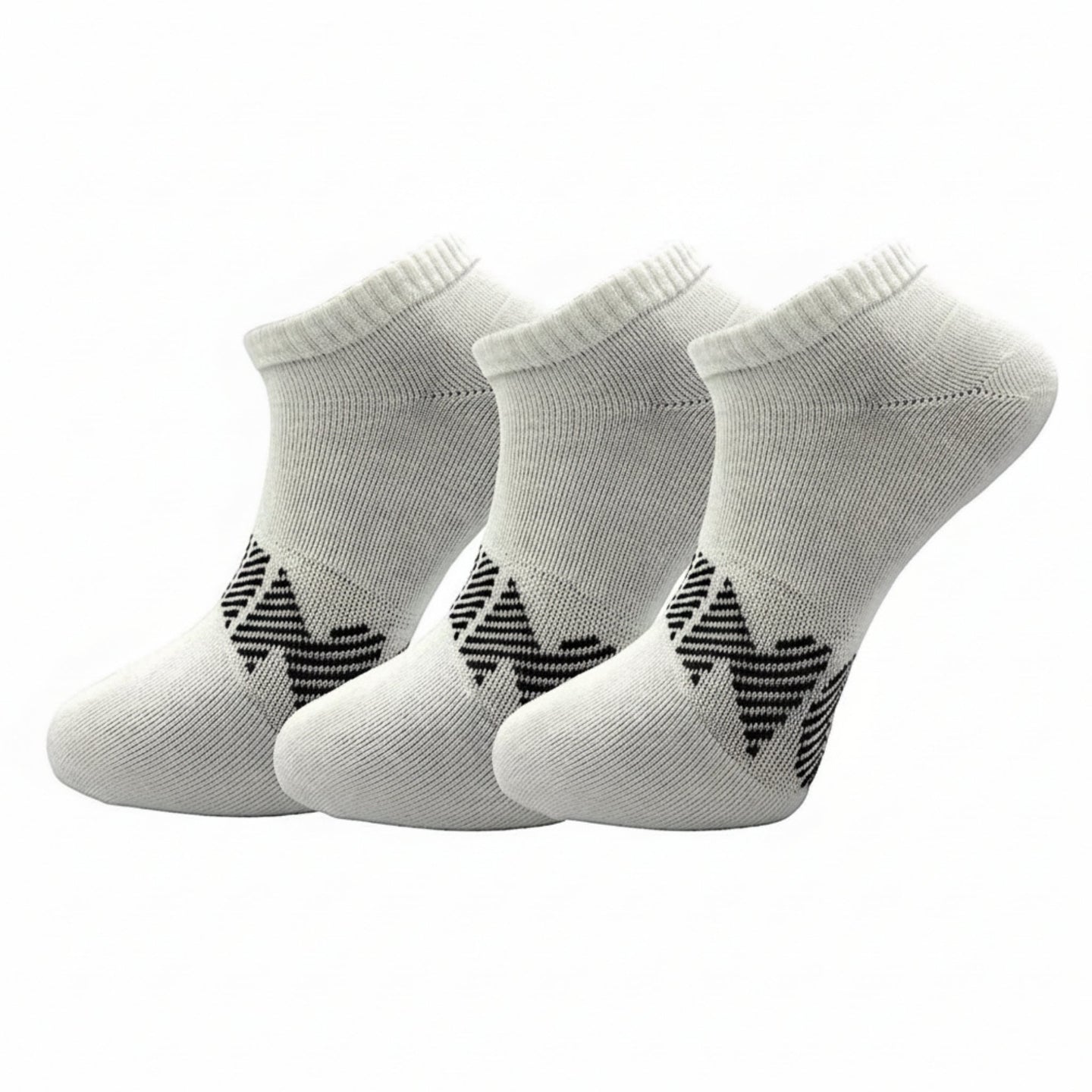 Li-Ning Ankle Footie White 3-pack