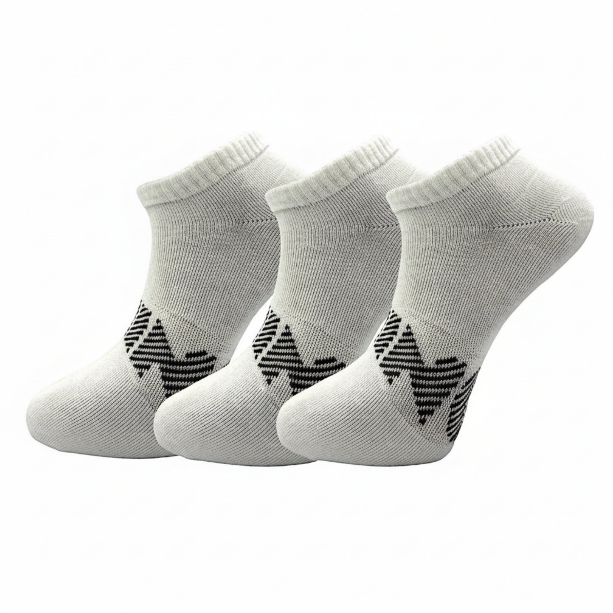 Li-Ning Ankle Footie White 3-pack