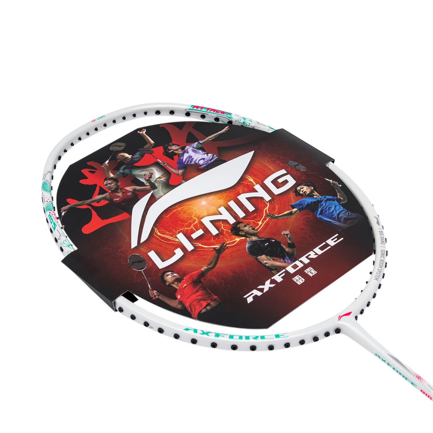 Li-Ning AXForce Big Bang White| Ultra-Light Badminton Racket – Li